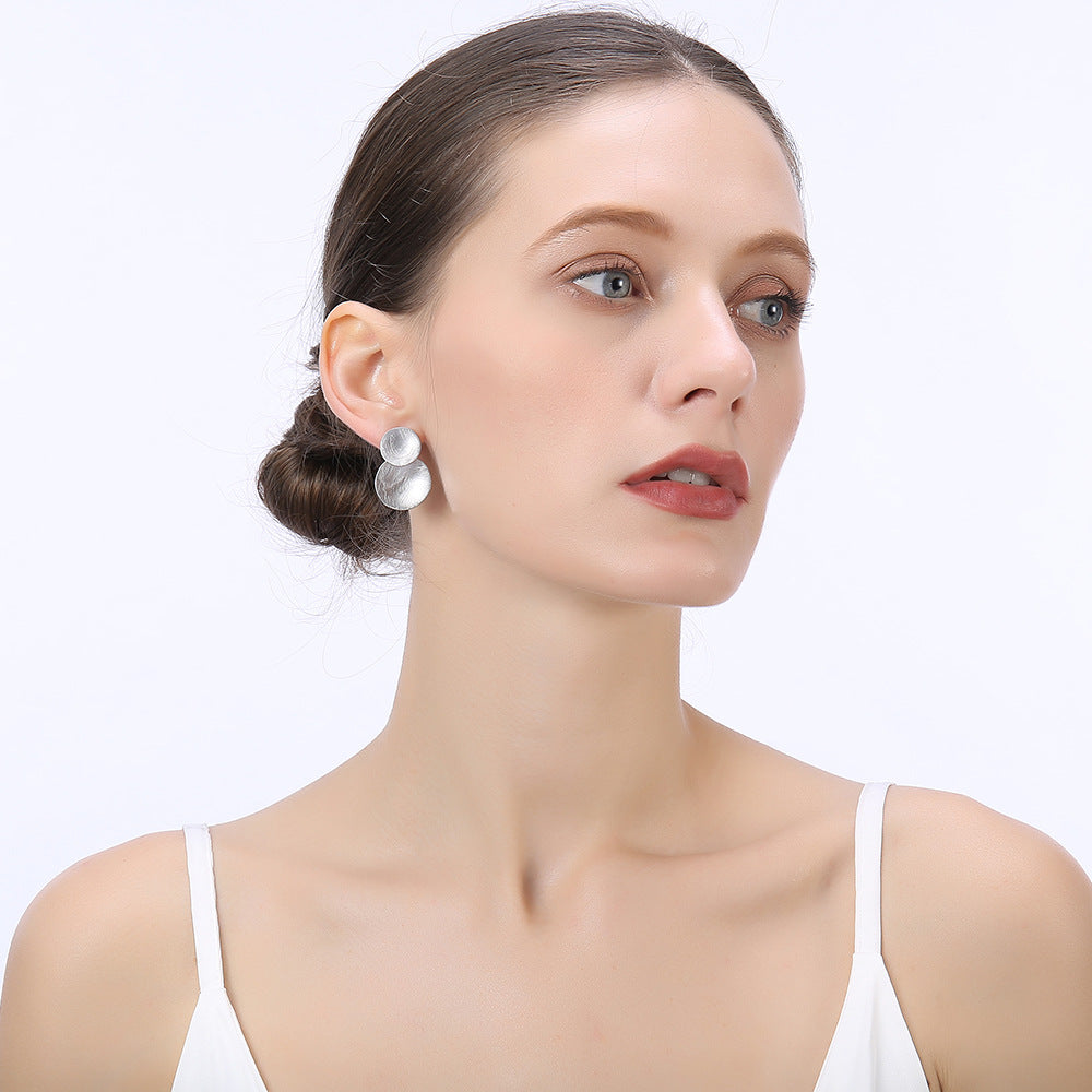Women Bohemian Round Shape Earrings