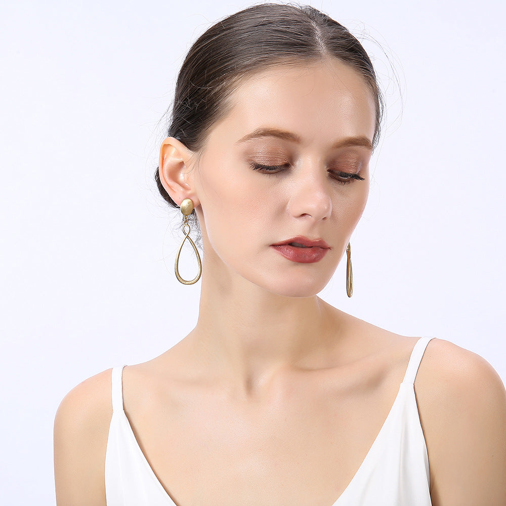 Vintage Geometry 8 Shaped Women Earrings
