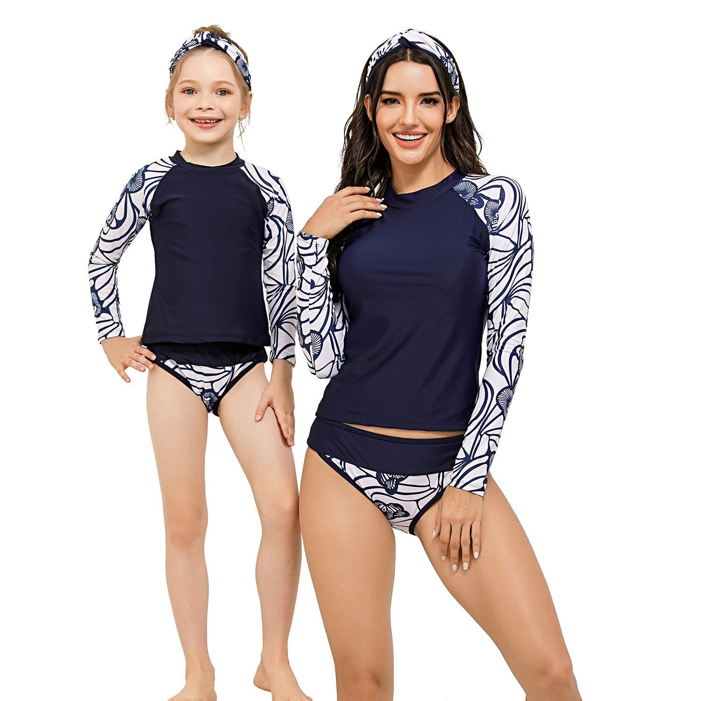Parent Child Surfer & Diving Suit Swimsuit with Band-STYLEGOING
