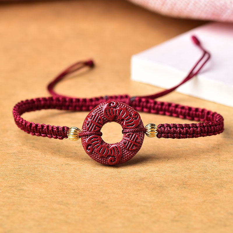 Hand-woven Cinnabaris Good Luck Bracelets