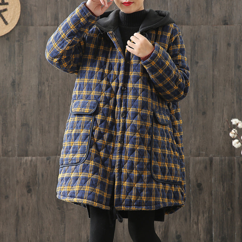 Winter Cotton Women Plus Sizes Overcoats