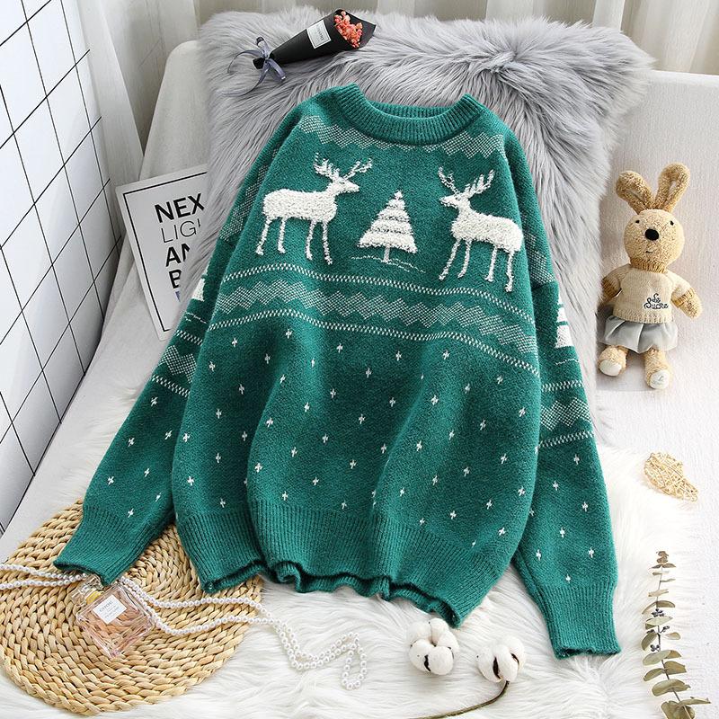 Christmas Elk Warm Knitting Sweaters