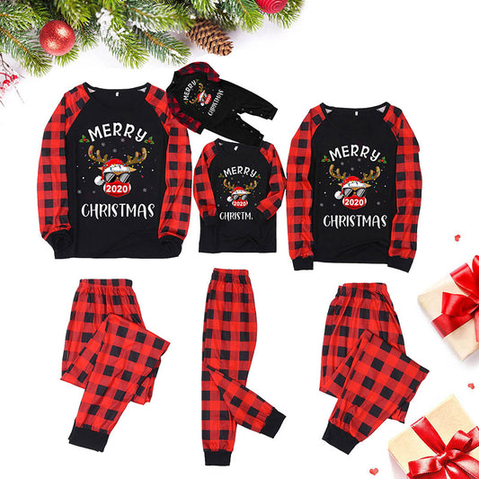 Merry Christmas Casual Parent-Child Pajamas