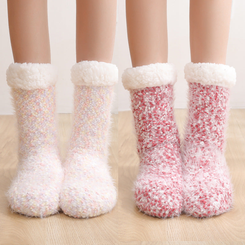 Winter Velvet Warm Sleep Socks for Women