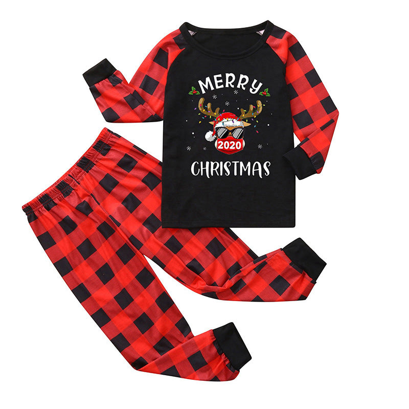 Merry Christmas Casual Parent-Child Pajamas