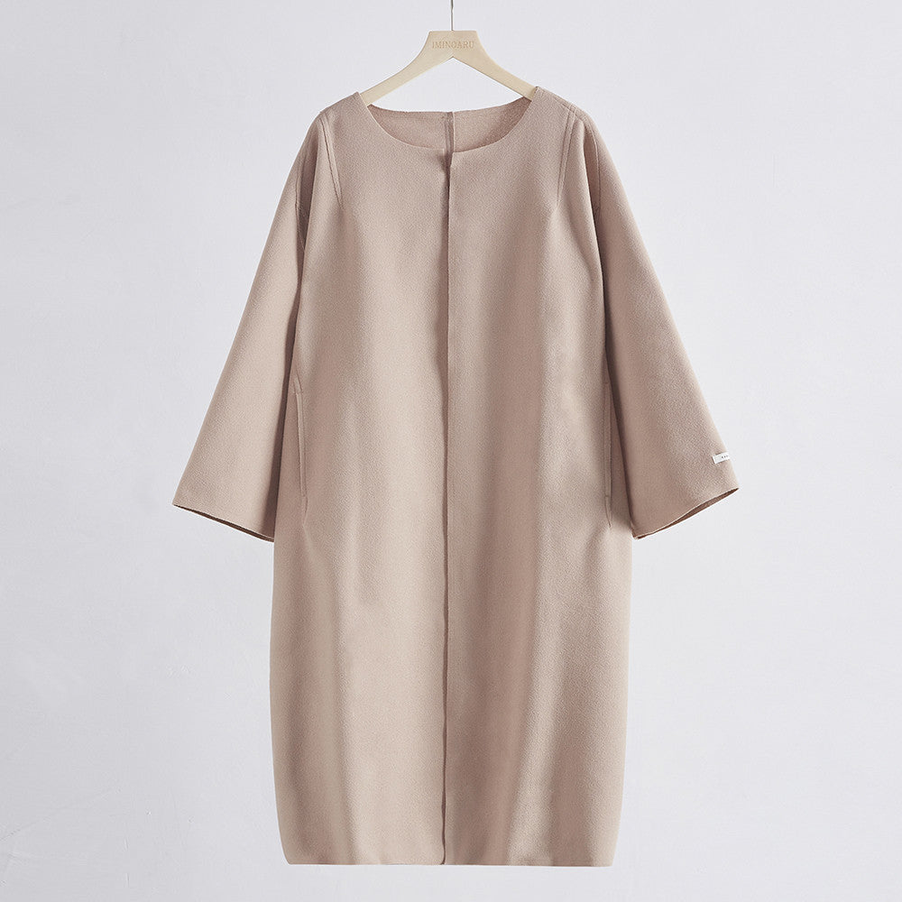 Plus Sizes Women Long Overcoat