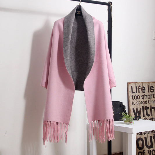 Women Tassels Bat Knitting Overcoat Cardigans