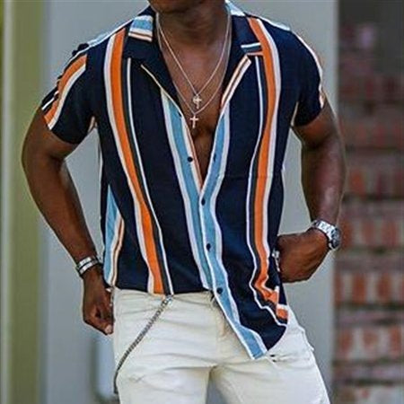 Summer Casual Short Sleeves Shirts for Men