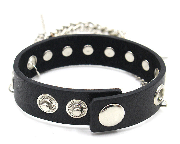 Punk Style Rivet Leather Bracelets