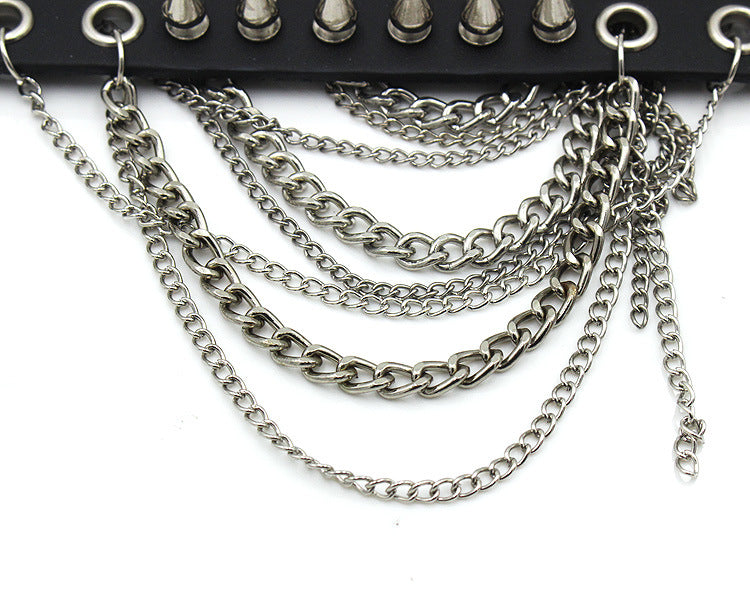 Punk Style Rivet Leather Bracelets