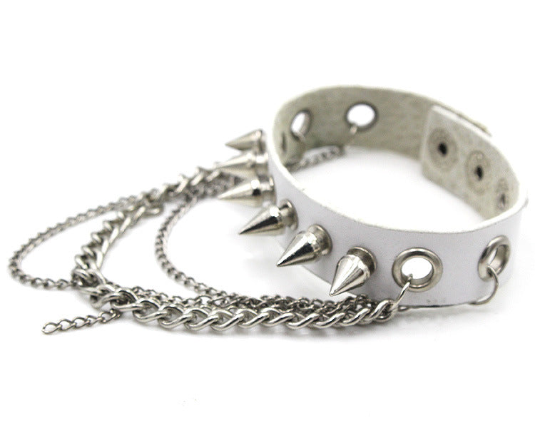 Punk Style Rivet Leather Bracelets