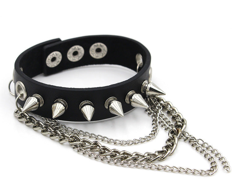 Punk Style Rivet Leather Bracelets