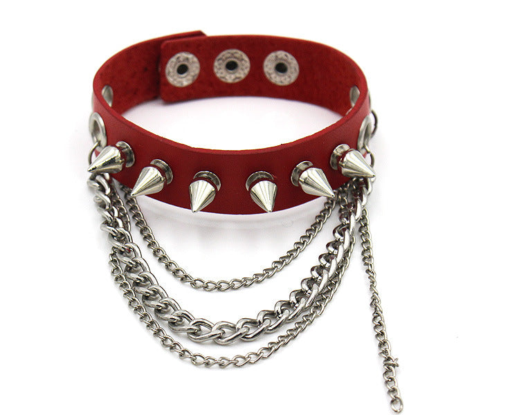 Punk Style Rivet Leather Bracelets