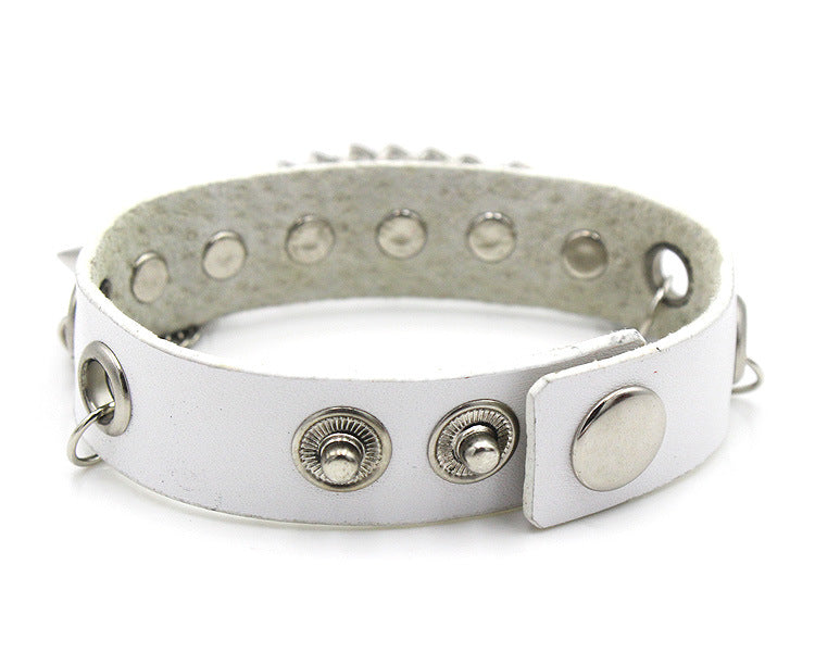 Punk Style Rivet Leather Bracelets