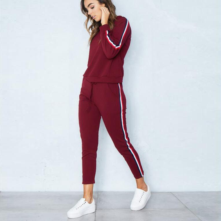 Casual Women Sports Hoodies&pants Suits
