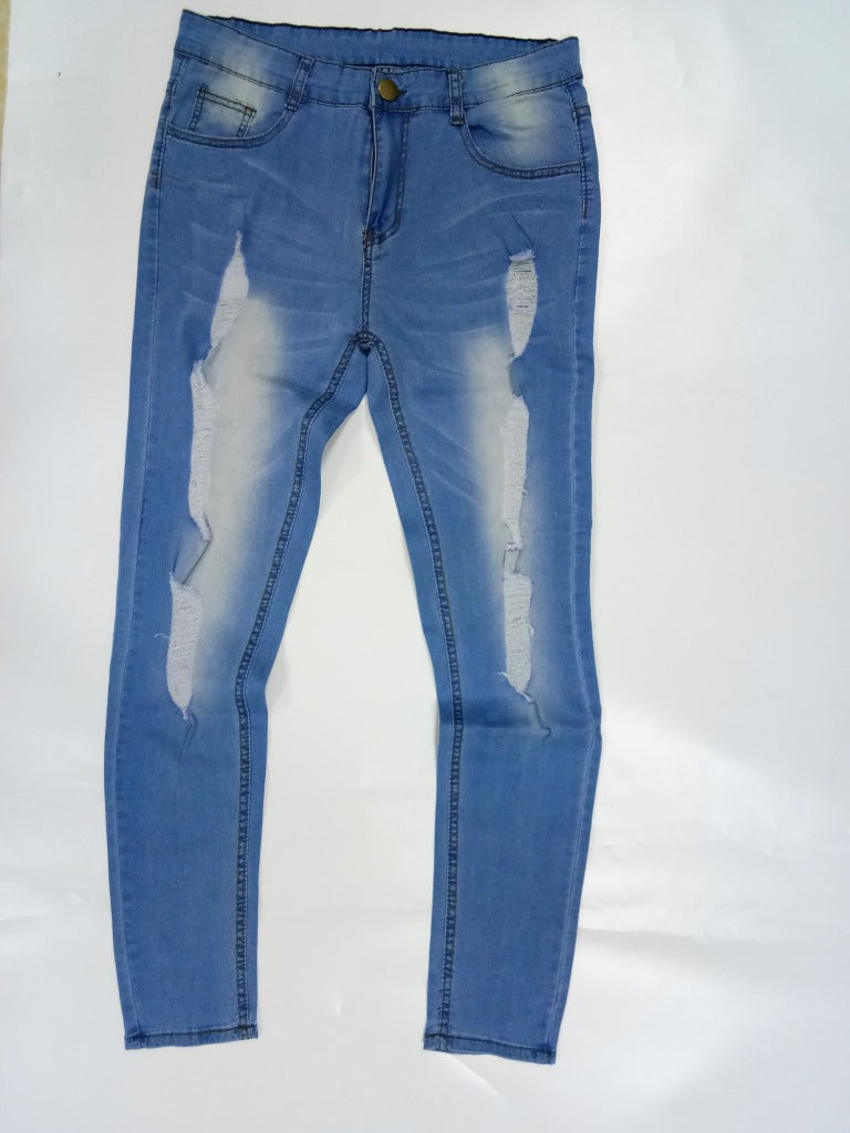 Casual Broken Holes Men's Jean Pants