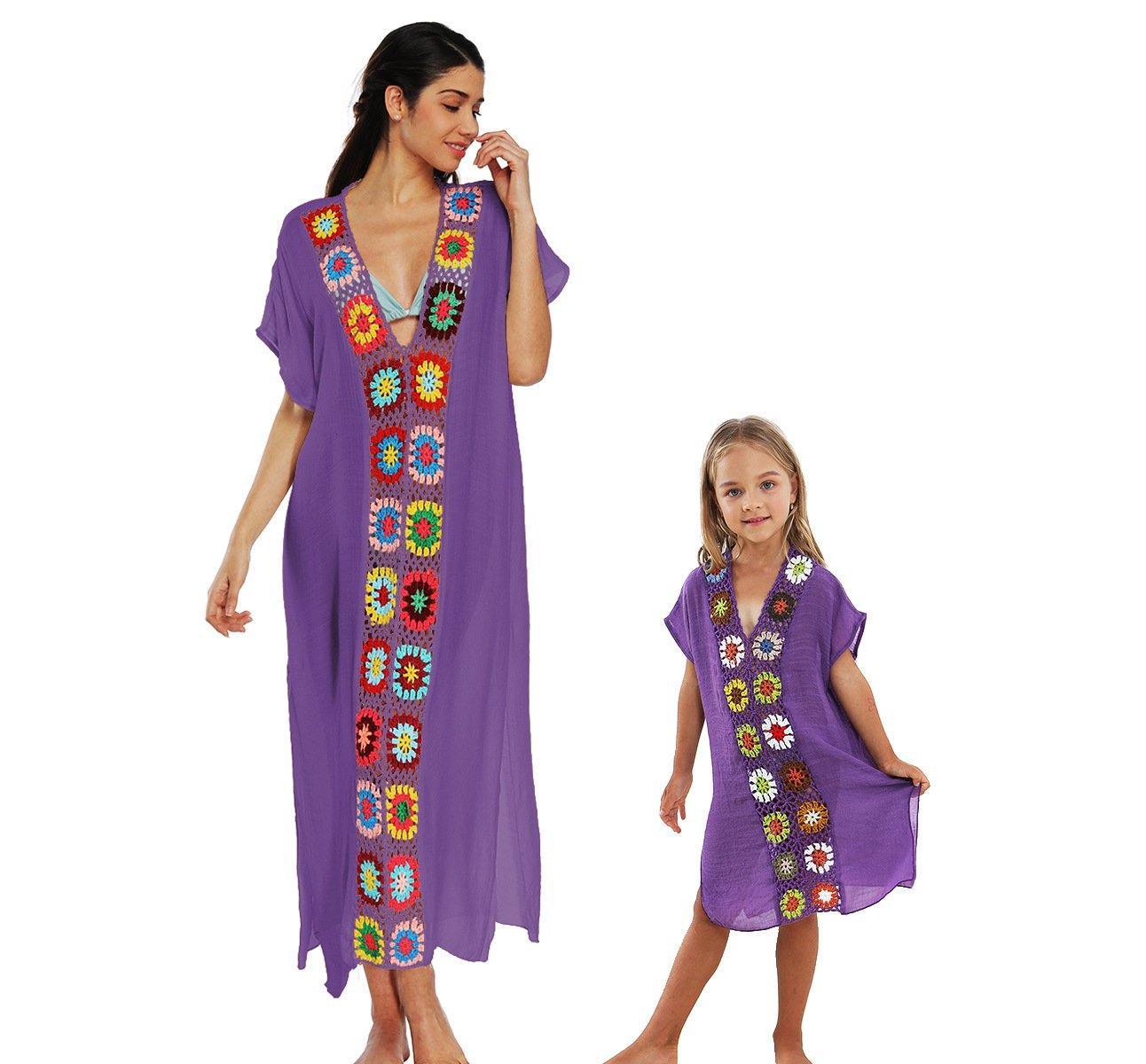 Summer Embroidery Loose Kids Cover Ups-STYLEGOING