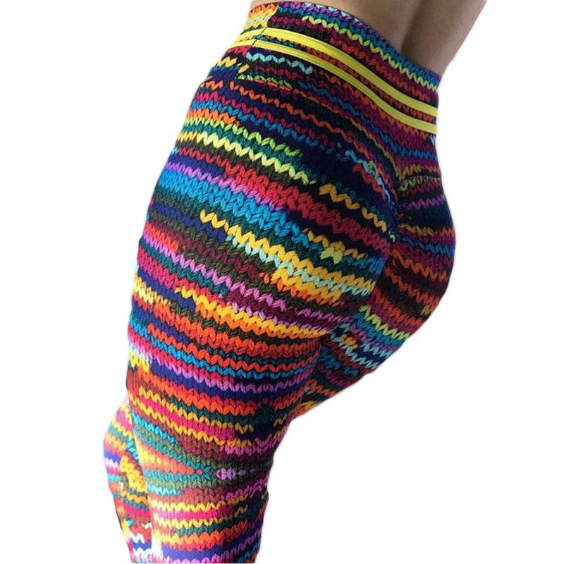 Fashion Colorful Printed Yoga Pants