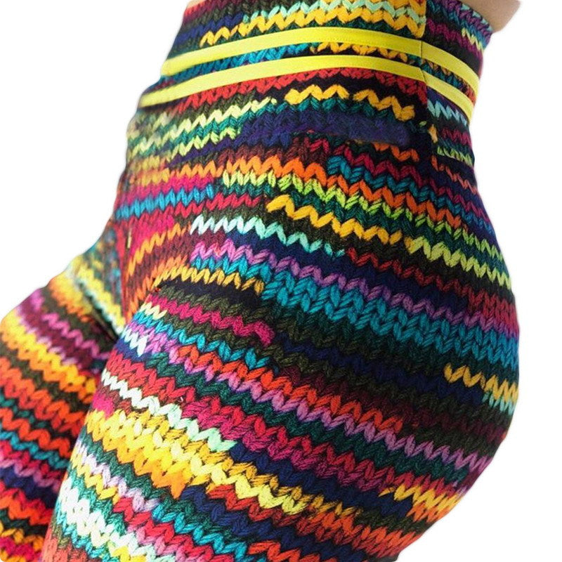 Fashion Colorful Printed Yoga Pants