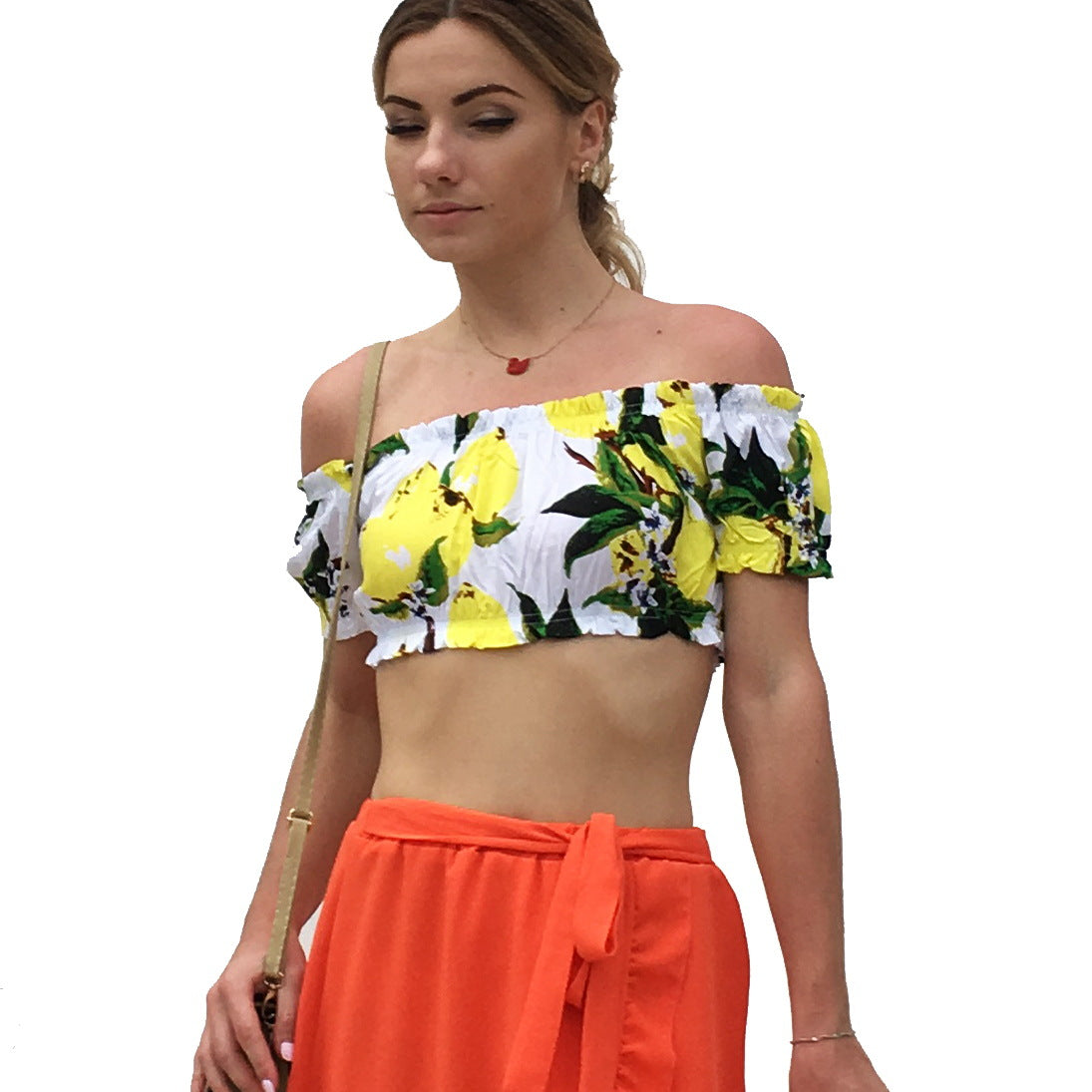 Sexy Off The Shoulder Short Sleeves Tops