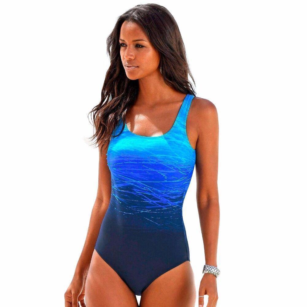 Women Colorful Backless One Piece Swimsuits-STYLEGOING