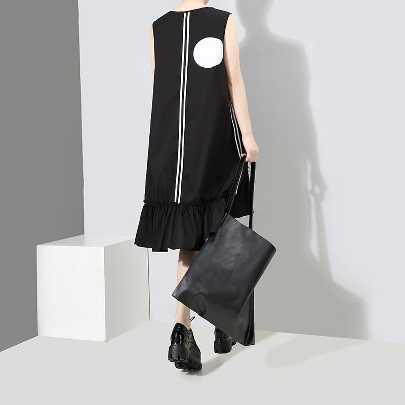 Simple Design Irregular Summer Sleeveless Dresses