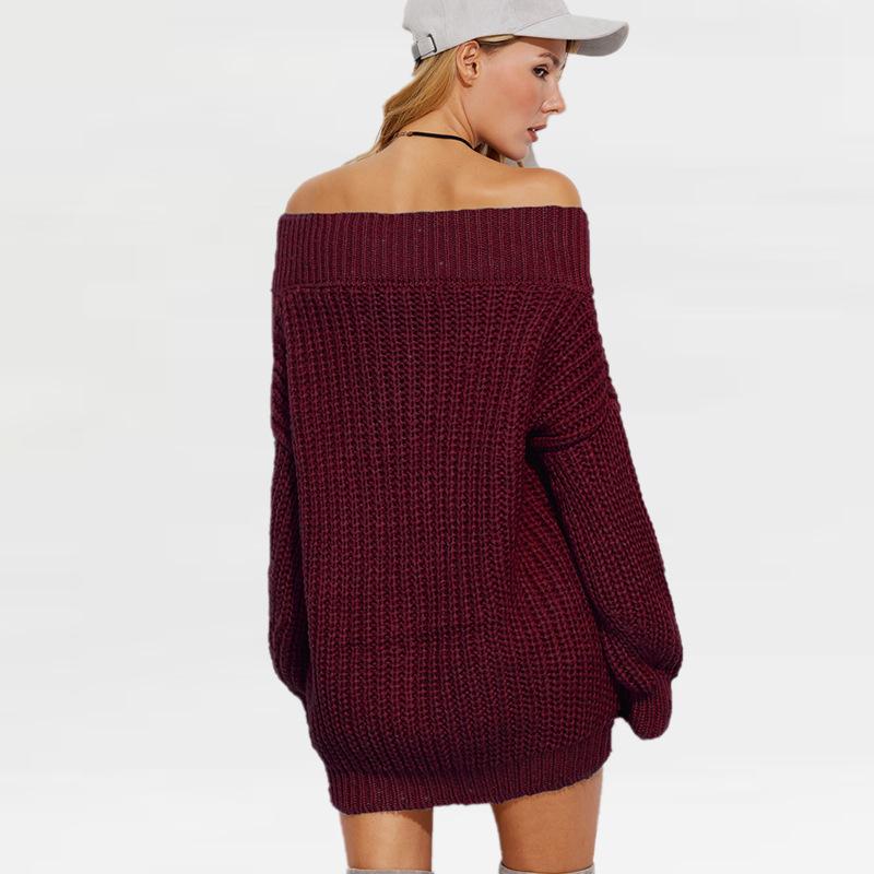 Women Long Sleeves Thick Knitting Sweaters-STYLEGOING