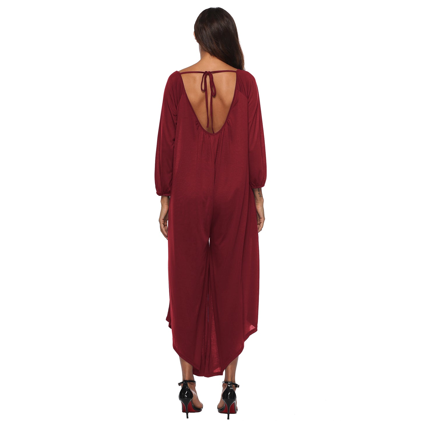 Sexy Deep V Neck Backless Jumpsuits for Women