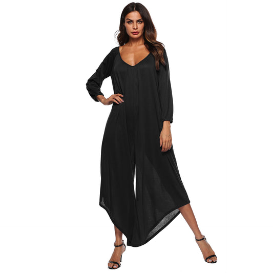 Sexy Deep V Neck Backless Jumpsuits for Women