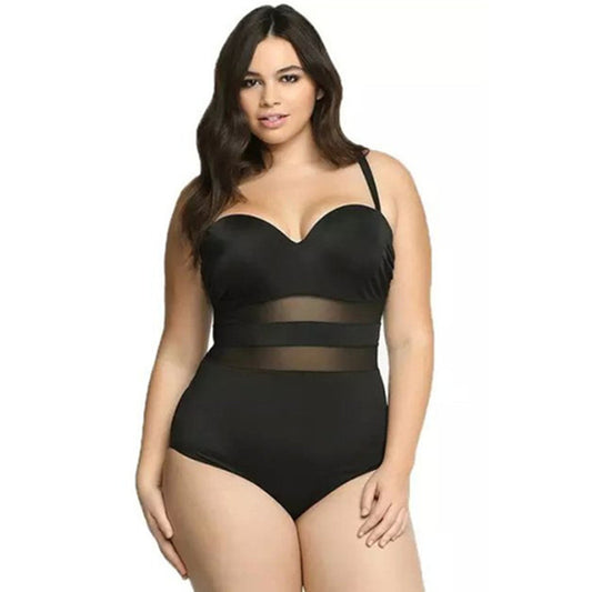 Sexy Backless Plus Sizes One Piece Women Swimwear