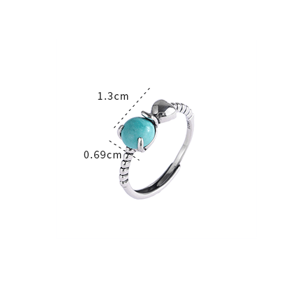 Antique Sweetheart Design Sterling Silver Rings for Women