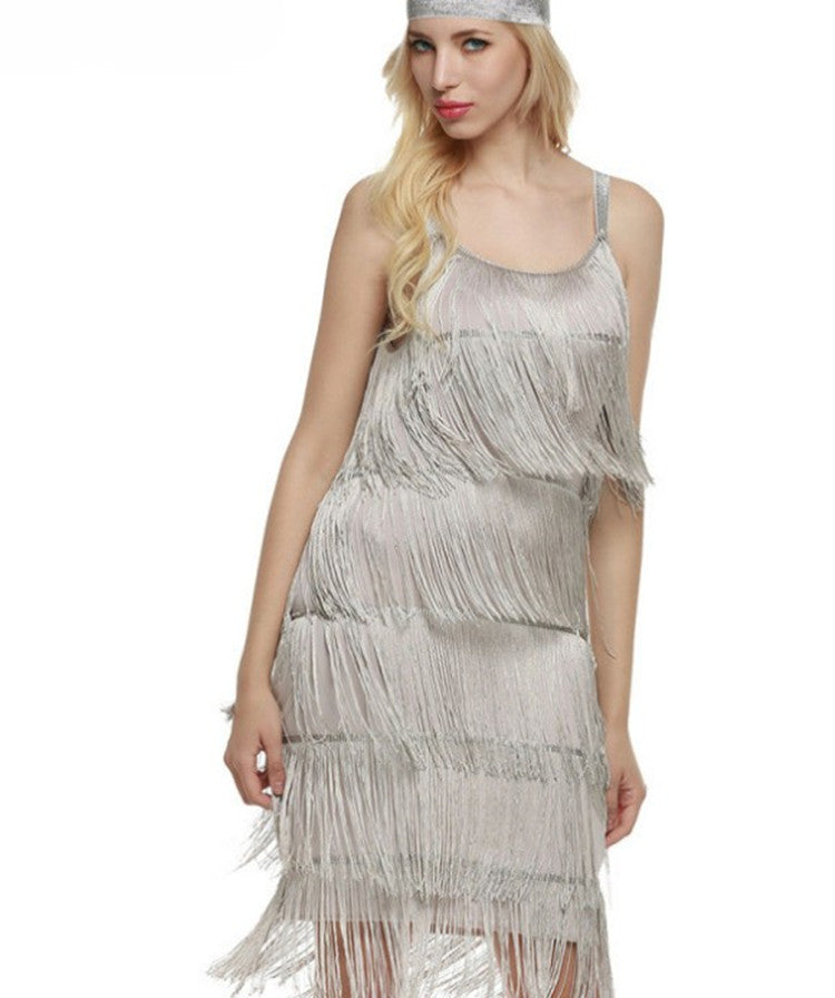 Sexy Tassels A Line Sleeveless Mini Party Dresses