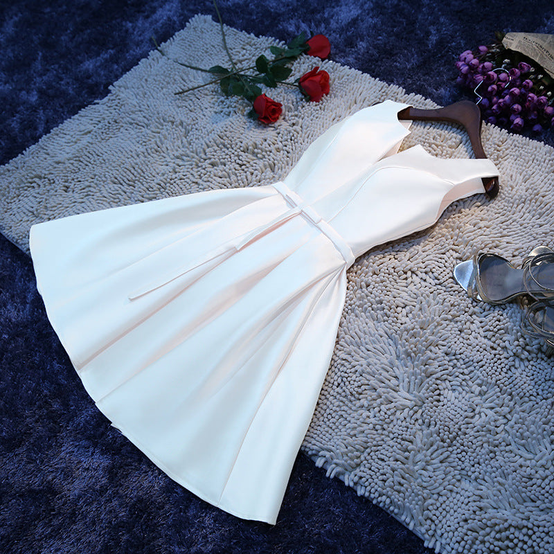 Elegant women short party dresses/Bridemaid Dresses