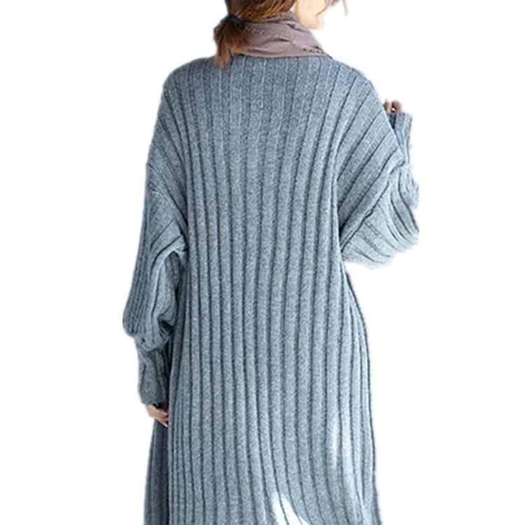 Women Knitting Fall Long Cardigan Sweaters-STYLEGOING