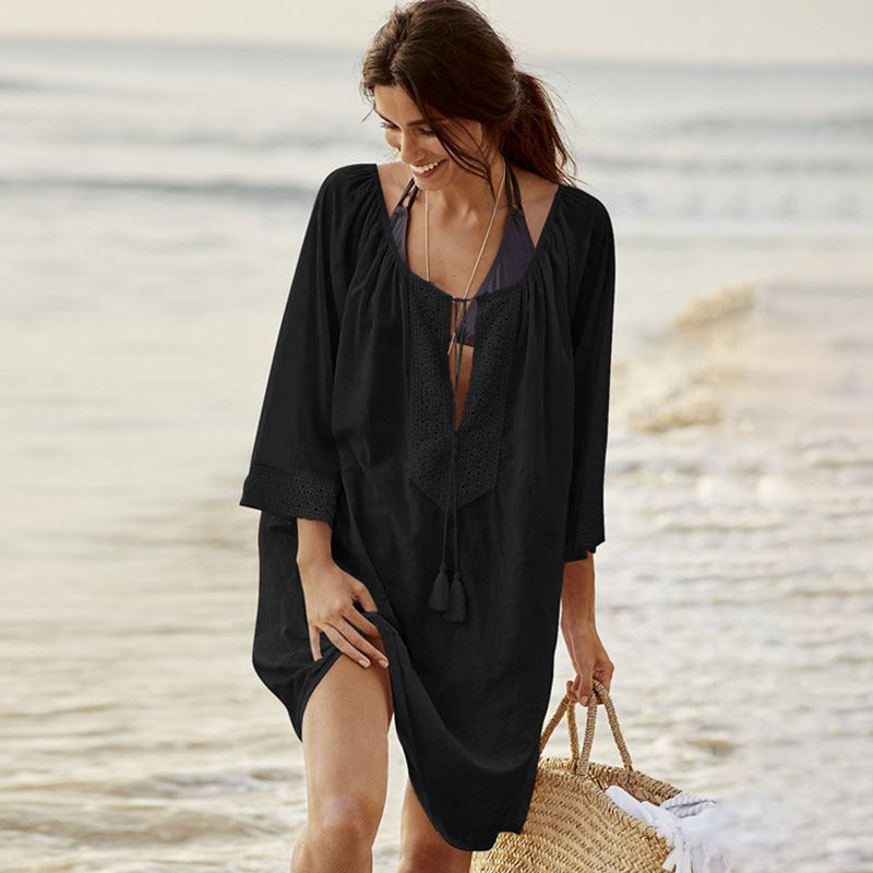 Casual Lace Design Summer Holiday Bikini Cover Ups