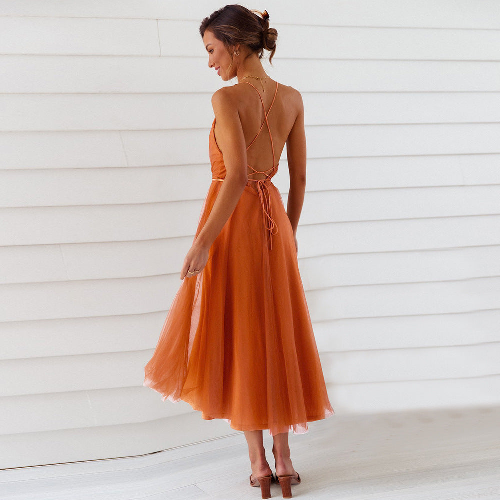 Sexy Summer Tulle Fairly Women Party Dresses