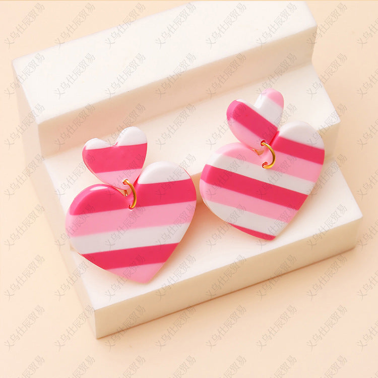 3pcs/Set Valentine's Day Sweetheart Designed Earrings for Women