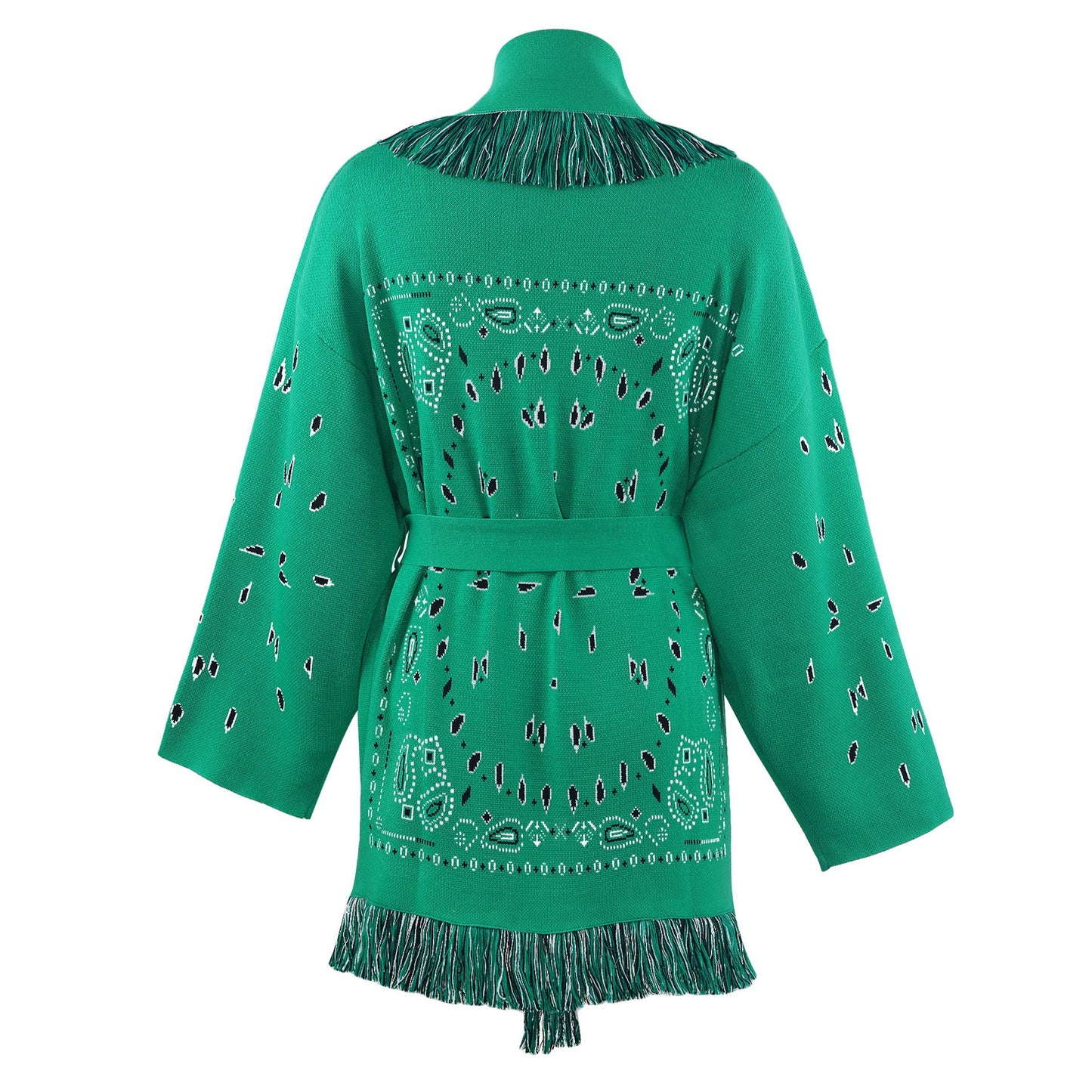 Leisure Women Tassel Bandage Cardigans Sweaters