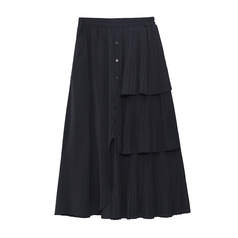 Summer Black High Waist Women Skirts