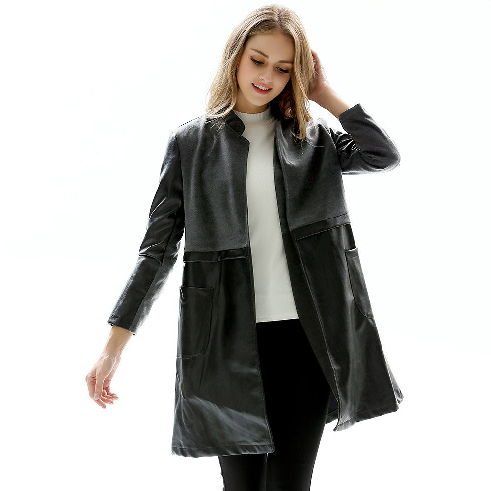 Black Women Plus Sizes Overcoat