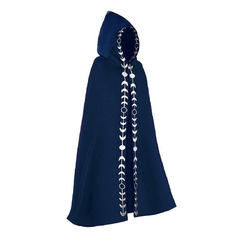 The Renaissance Middle Ages Halloween Cosplay Cape-Blue-S-Free Shipping at meselling99