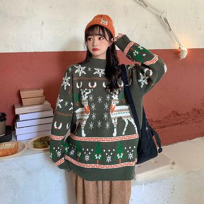 Christmas Elk Winter Knitting Hoody Sweaters