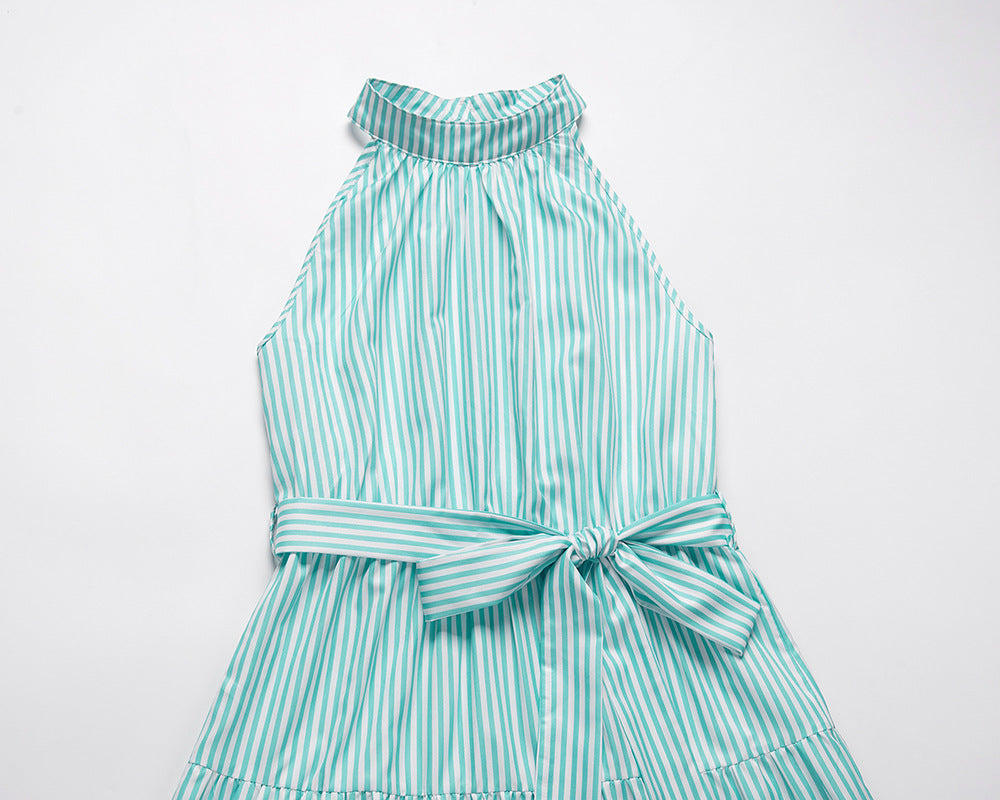 Summer Striped Summer Long Maxi Dresses