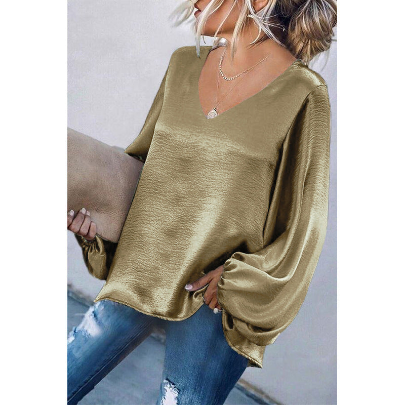 Casual Women Long Sleeves T Shirts Blouses