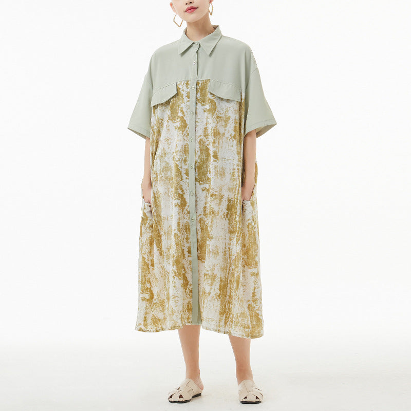 Summer Plus Sizes Long Shirts Dresses