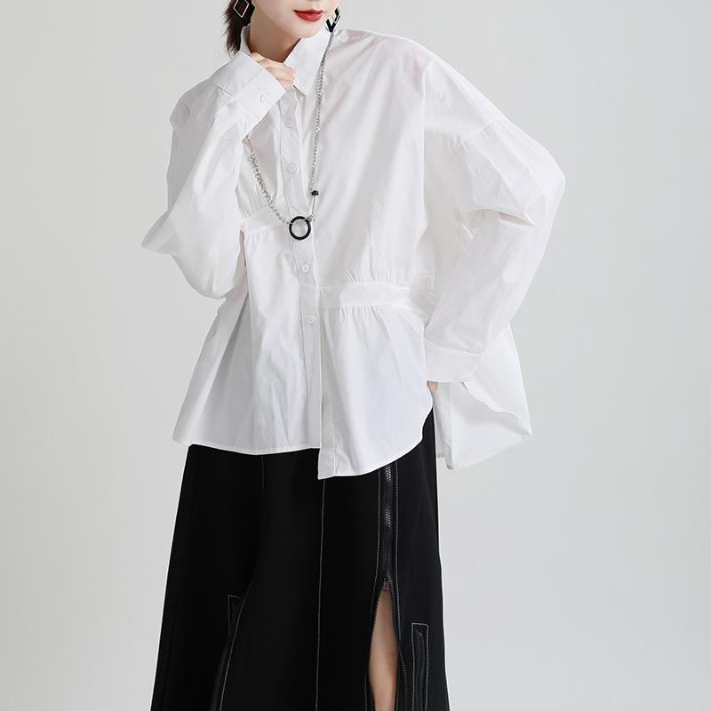 Vintage Irregular Long Sleeves Fall Shirts