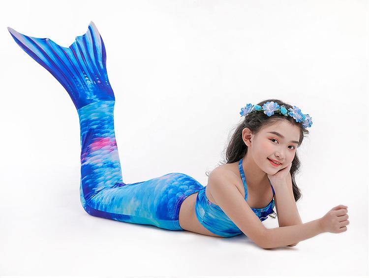 Grils Summer Mermaid Dress&Bikini-STYLEGOING