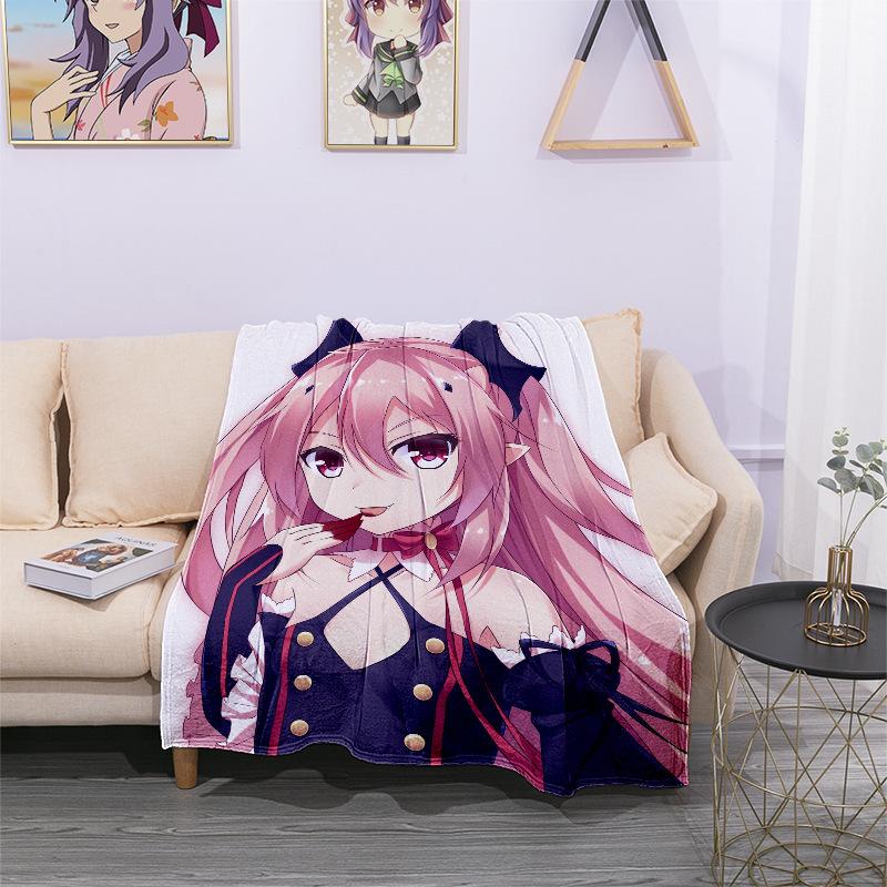 Animation Seraph Print Fleece Soft Blanket-5-50*60(inch)-Free Shipping at meselling99