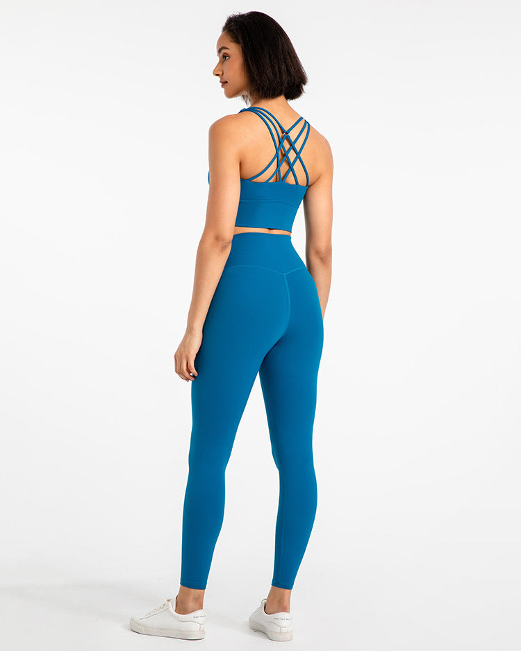 Sexy Women Outdoor Running Yoga Sets for Exercising
