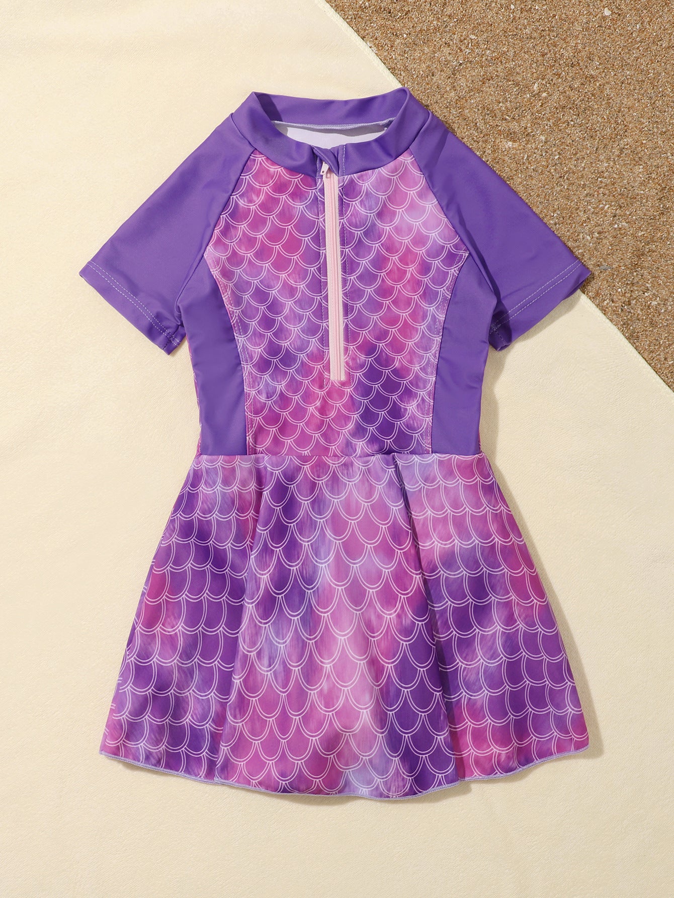 Purple One Piece Swimsuits for Girls